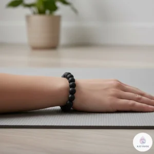 Lava Stone Bracelet 8mm - Certified Pre-Activated Grounding Crystal & Essential Oil Diffuser Beads