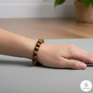 Brown Tiger Eye Bracelet 8mm - Certified Pre-Activated Courage & Confidence Crystal for Personal Power